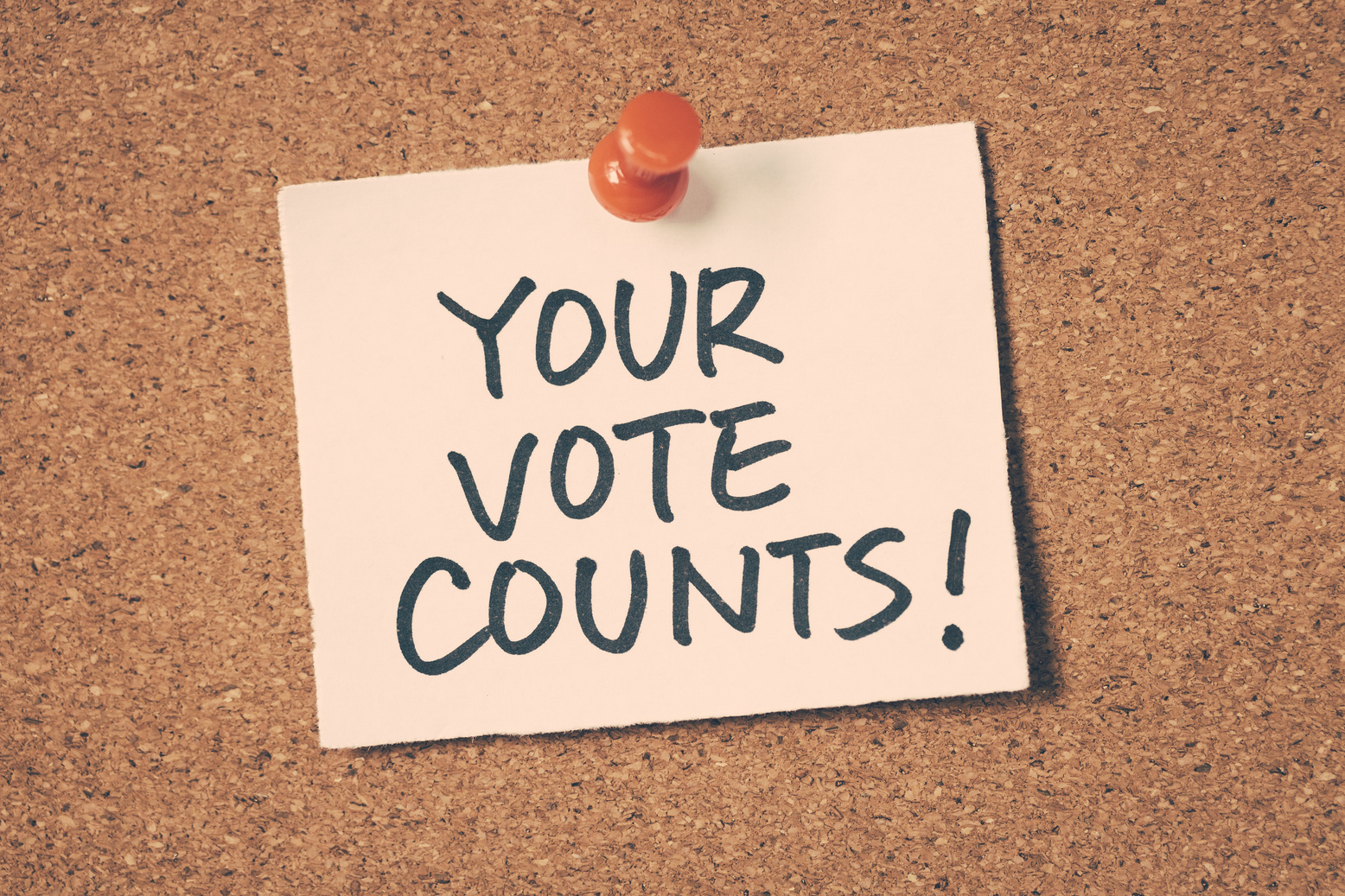 your vote counts